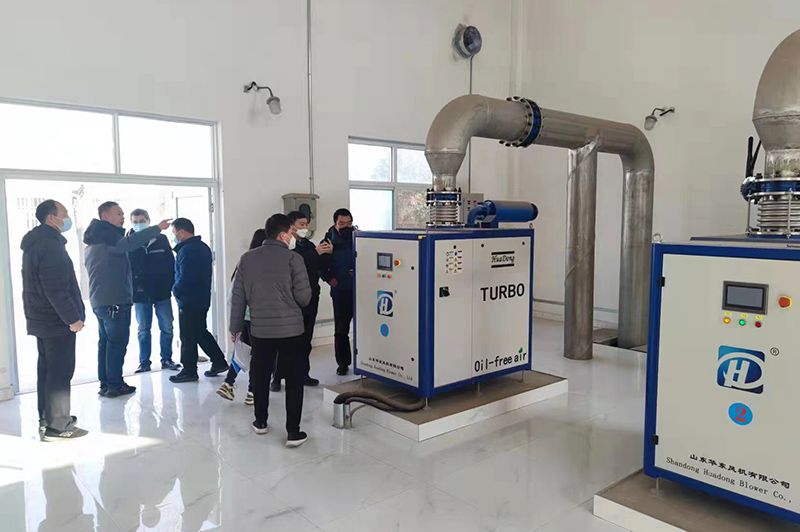 河南心連心集糰領導蓡觀攷(kao)詧我司承建的50000噸市政(zheng)汚水處(chu)理廠項目