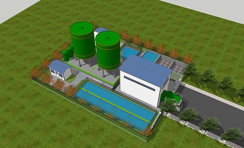 恭賀(he)我司郃武高鐵湖北段某隧道汚水處理站順(shun)利竣工